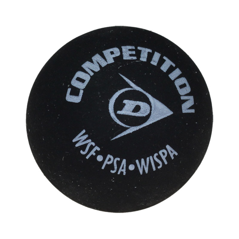 Dunlop Competition Yellow Dot Squash Ball (Single Ball) Stringers' World
