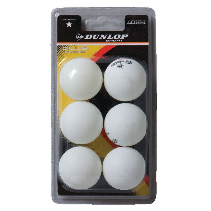 Dunlopn Nitro Glow Table Tennis Balls (6 Pack) Stringers' World The