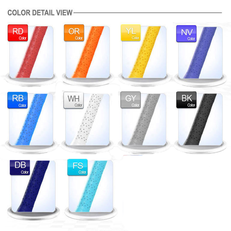 Kimony HiSoft Perforated Grip Tape (KGT135) 0.50mm 3 Pack Stringers