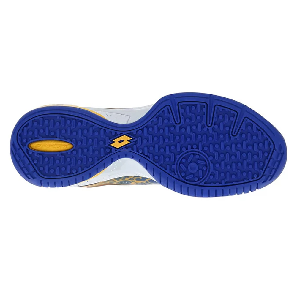 Lotto Mens Superrapida 200 III Padel Shoes (Pacific Blue/Saffron