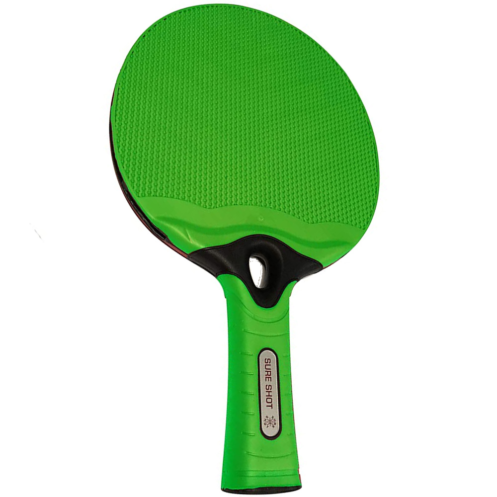 Sure Shot Matthew Syed Outdoor Table Tennis Bat (Green) Stringers' World