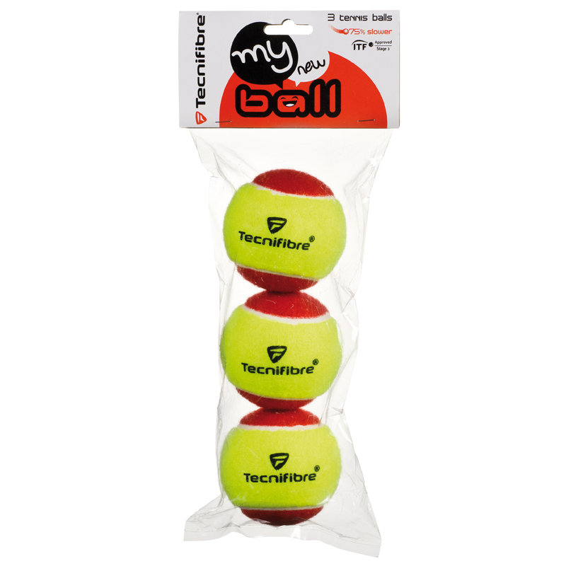 Tecnifibre My New Ball Mini Tennis Balls (3 Pack) Stringers' World