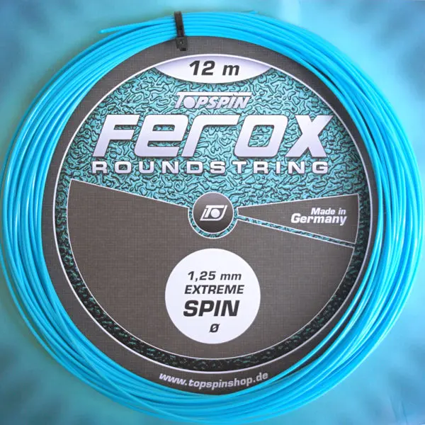 Topspin Ferox Roundstring 1.25mm (Cyan) 12m Packet