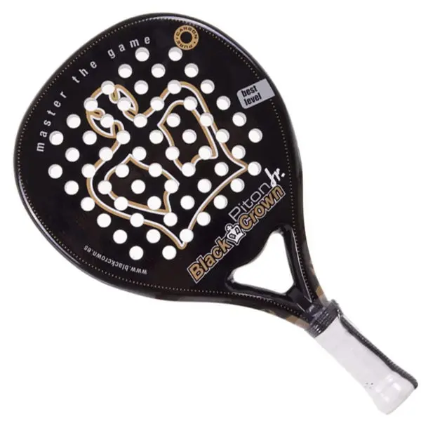 Piton Junior tennis racket in blue and yellow color scheme