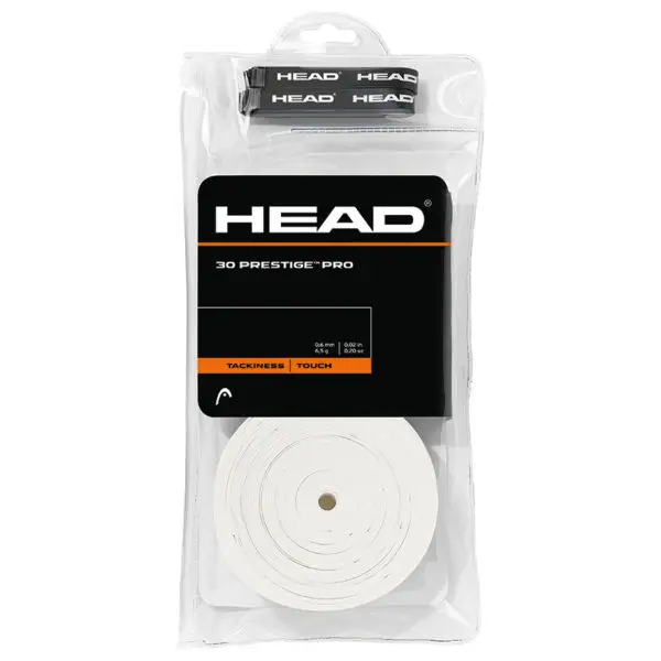 Head Prestige Pro Overgrip (White) 30 Pack