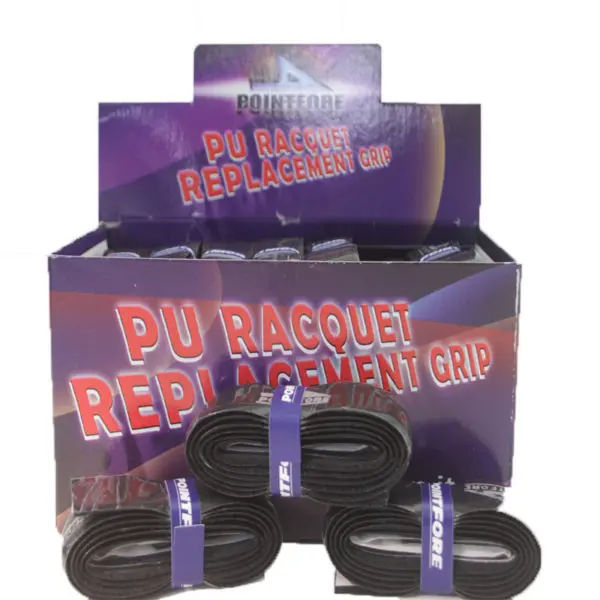 Pointfore PU Racket Replacement Grip (Black) 24 box