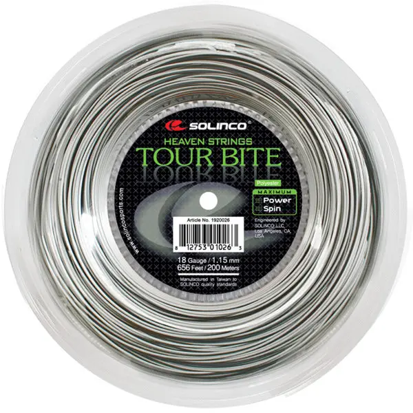 Solinco Tour Bite (Silver) 200m Reel