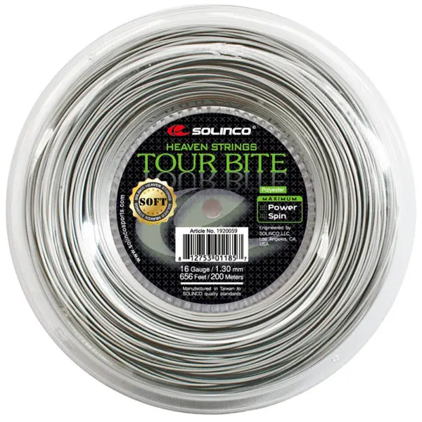 Solinco Tour Bite Soft (Silver) 200m reel