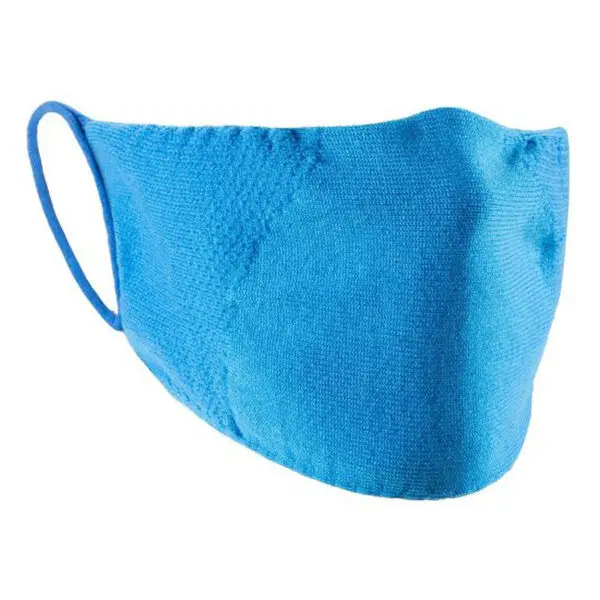 Blue social mask for protection against viruses and germs