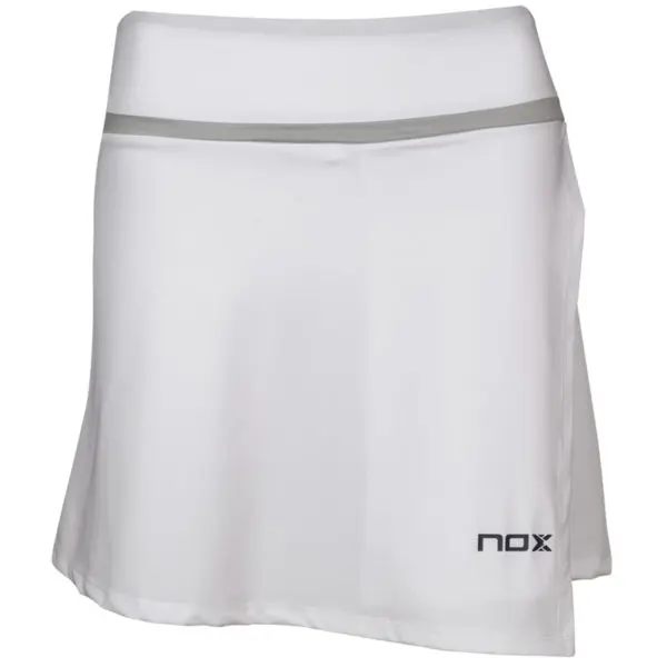 White skort with framed pattern