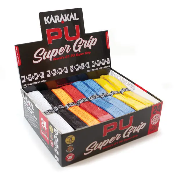 Karakal PU Super Air Grip (Assorted) 24 box