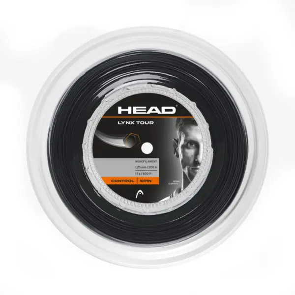 Head Lynx Tour 200m Reel (Black)