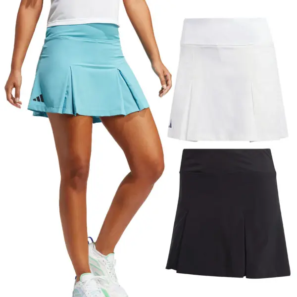 Adidas Womens Club Pleated Skirt