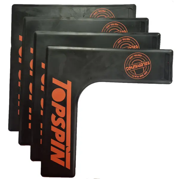 Topspin Throwdown Corners (Black) 4 Piece