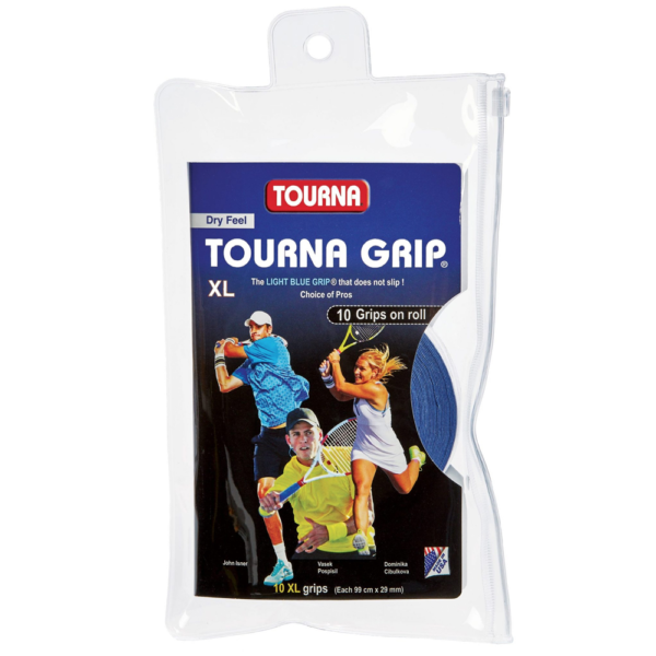 Tourna Grip Original XL Overgrip (Blue) 10 Roll