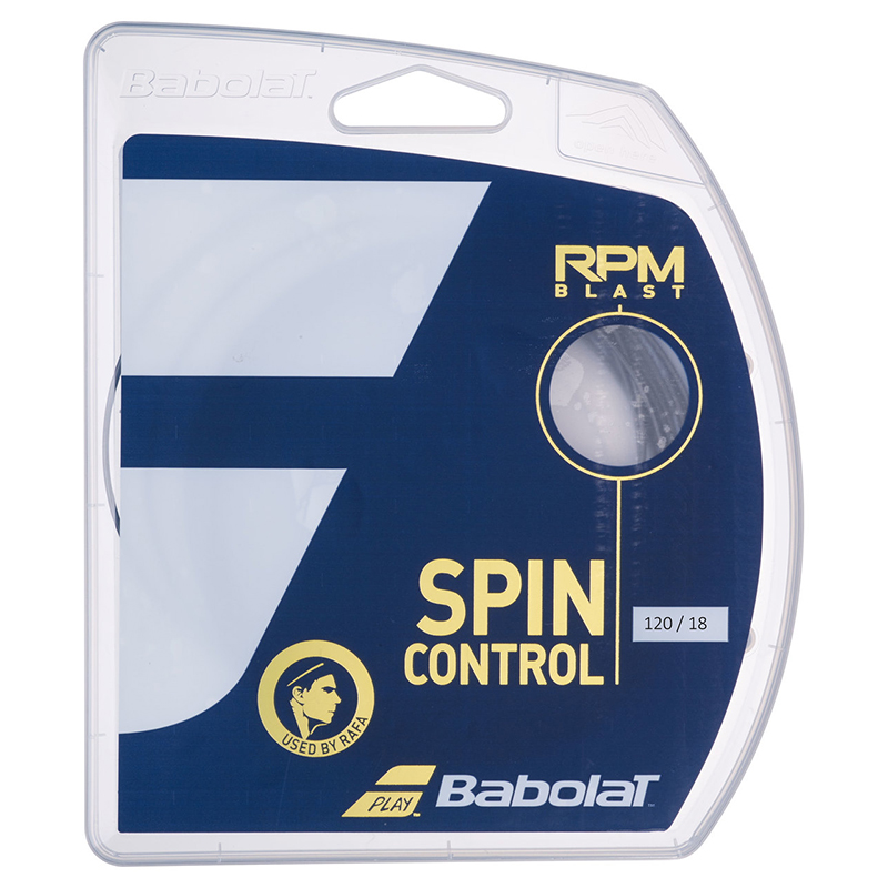 Tennis Racket String Pachet Babolat RPM Blast (Black) 12m Packet | Stringers' World