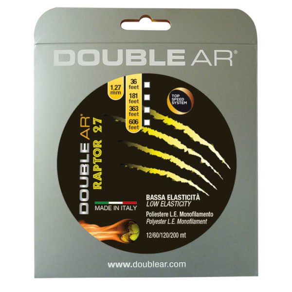 Double AR Raptor 27 - 1.27mm (Fluoro Yellow) 12m Packet