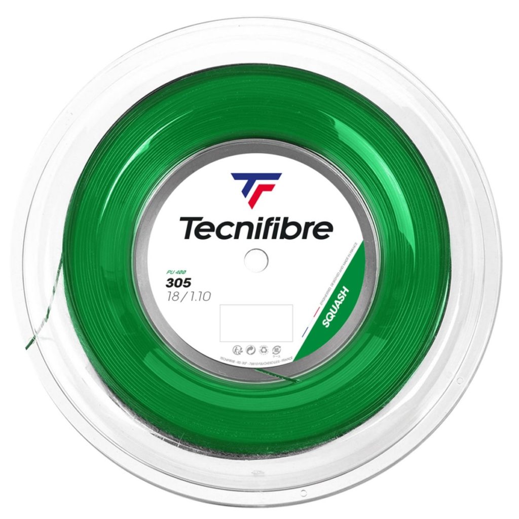 Corde De Raquette Tecnifibre 305 Vert - 1.2mm (17 Gauge) - Rouleau De 200m