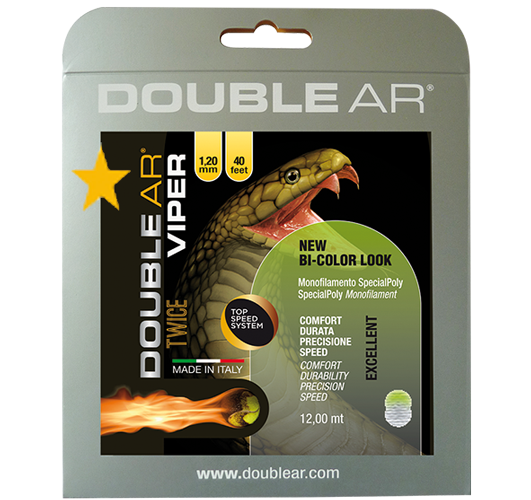 Double AR Twice Viper Star 1.20mm (Green/Grey) 12m Packet