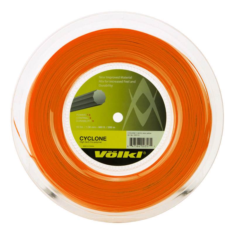 Volkl Cyclone 200m reel | Stringers' World