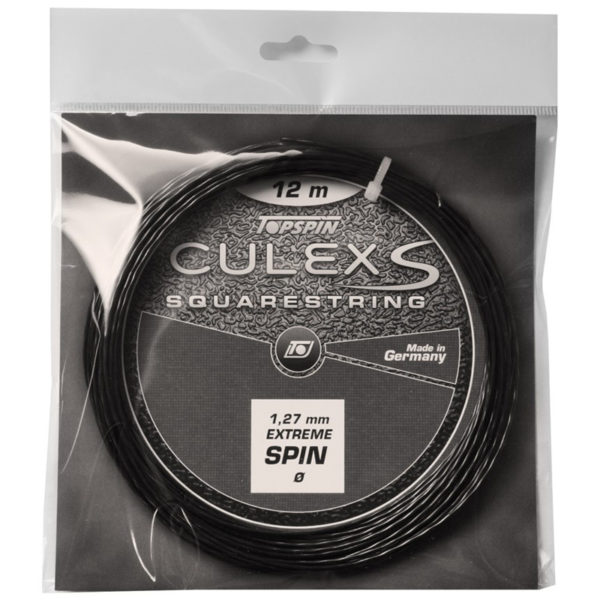 Topspin Culex Squarestring 1.27mm (Black) 12m Packet
