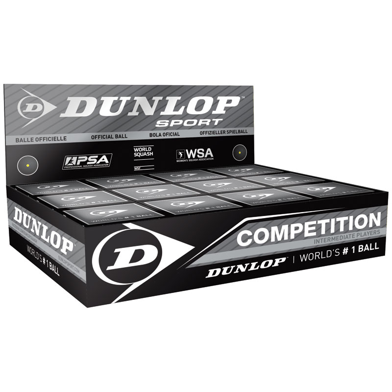 Balles Squash Dunlop - Sports Raquettes