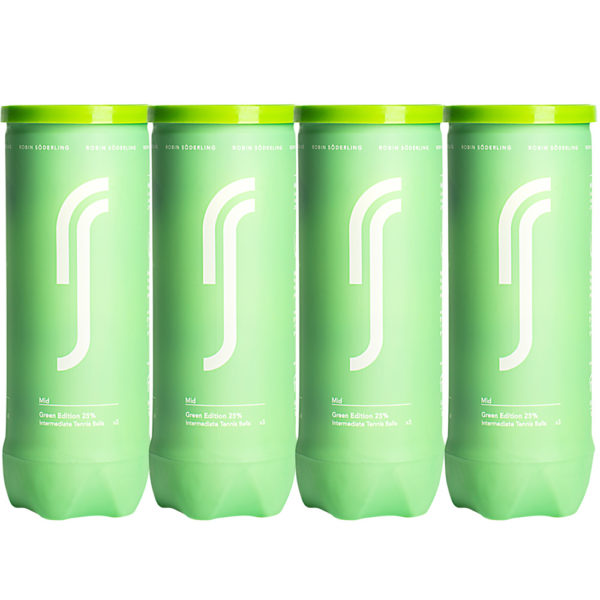 Green edition dozen tennis balls