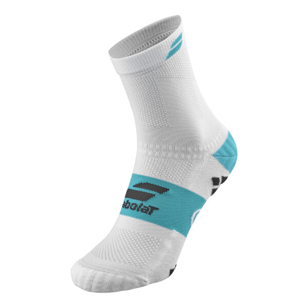 Babolat Pro Crew Mens Socks (1 Pair) (White/Ceramic Blue)