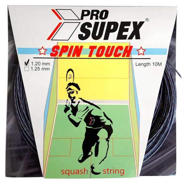 Pro Supex Spin Touch Squash 1.20mm 10m Packet