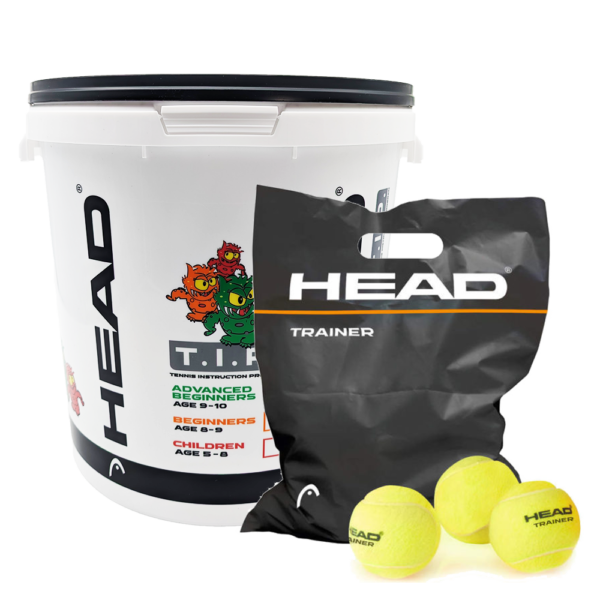 Head Trainer 72 Tennis Ball  6 Dozen Bucket