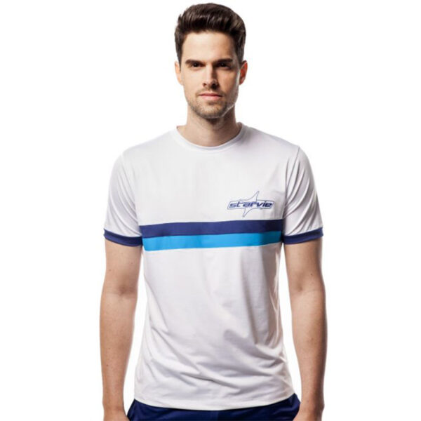 StarVie Mens Sea Stripe T-shirt (Blue/White) - Size: XX-Large
