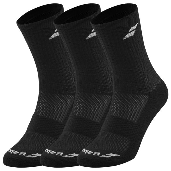 Babolat Socks (3 Pairs) (Black/Black)