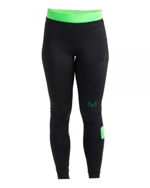 Black Crown Womens MM Leggings (Black/Green) - Size: X-Large