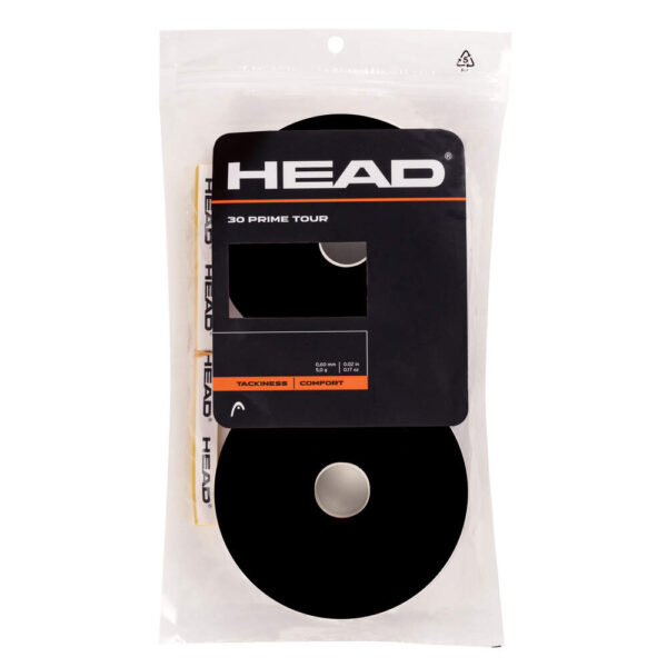 Head Prime Tour Overgrip 30 Roll (Black)