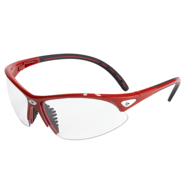 Dunlop Competition Squash Eye Protection (Red/Black)