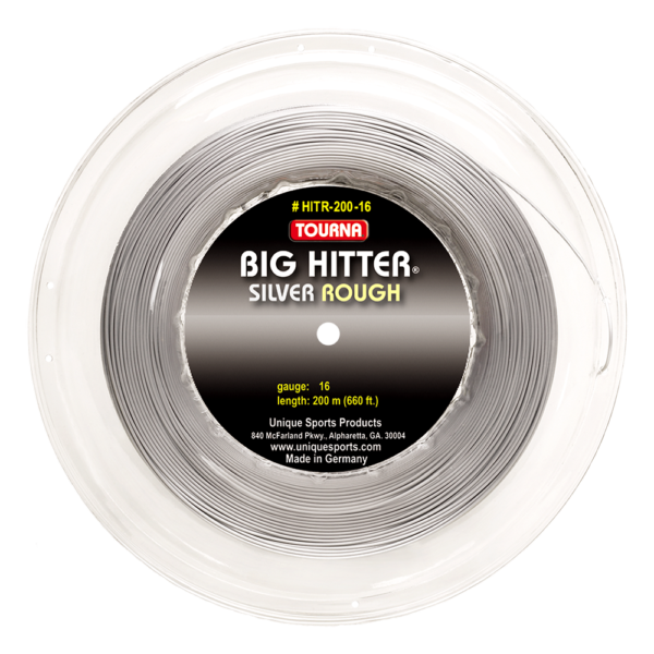 Tourna Big Hitter Rough 200m reel - Gauge: 1.25mm | Colour: Silver
