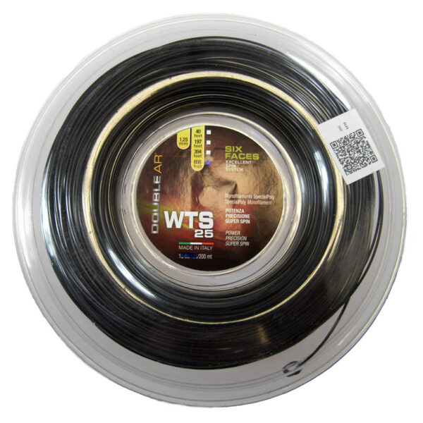 Double AR Diablo WTS (Black) 200m Reel - Gauge: 1.30mm