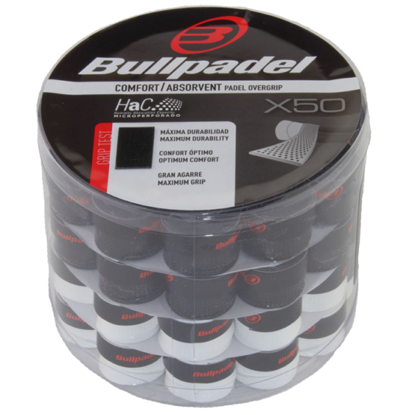 Bullpadel Comfort Dry Overgrips (50 Pack)