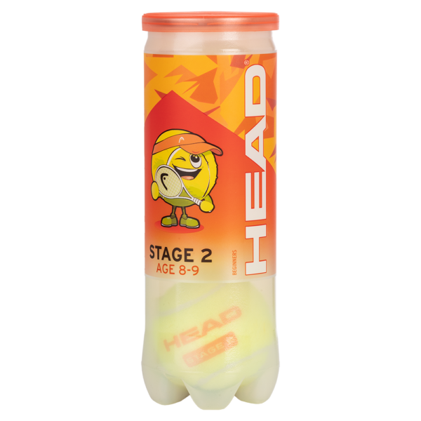Head Stage 2 Mini Tennis Orange 3 Ball Tube