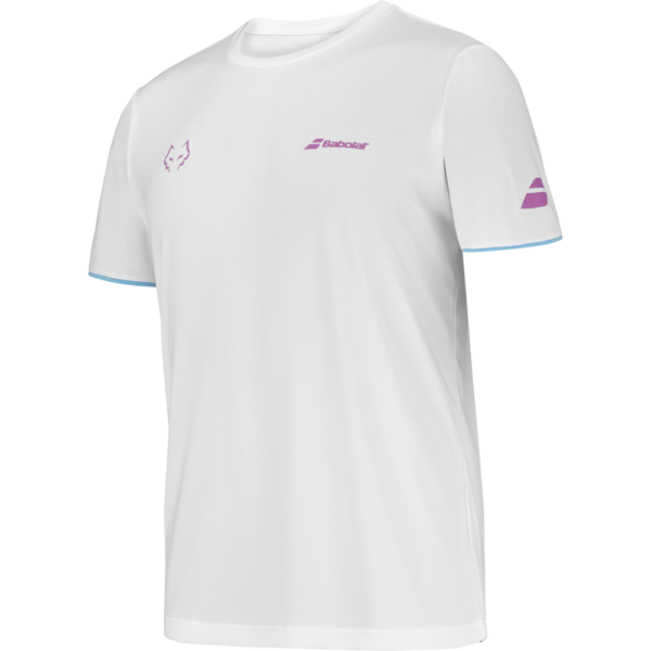 Babolat Crew Neck Tee Lebron (White/White) (2025)