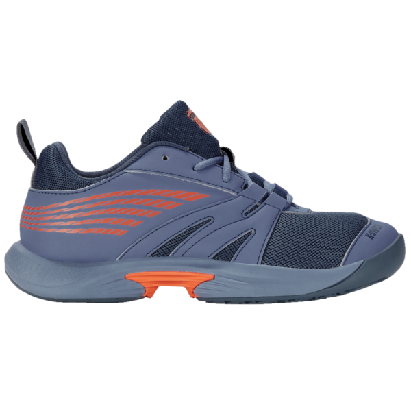 K-Swiss Junior SpeedTrac All Court Shoe (Infinity/Orion Blue/Scarlet Ibis) - Size 3 UK