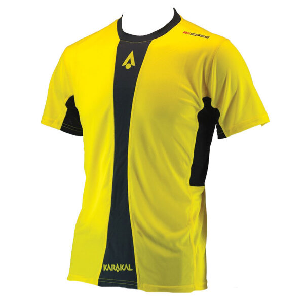 Karakal Pro Tour Men's T-Shirt - Colour: Yellow | Size: X-Small