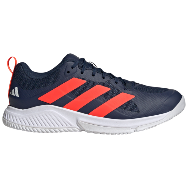 Adidas Mens Court Team Bounce 2.0 Indoor Court Shoe (Team Navy Blue/Solar Red/White) - Size 7 UK