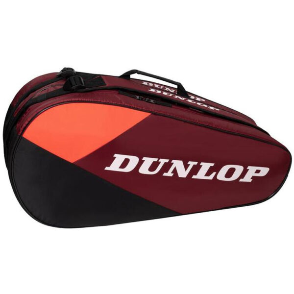 Dunlop CX-Club 10 Racket Bag (2024) (Black/Red)