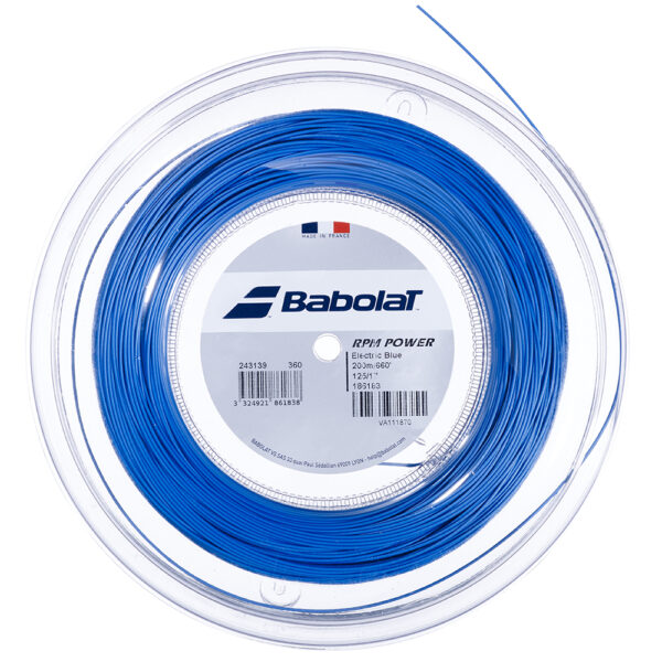 Babolat RPM Power 200m Reel (Electric Blue)