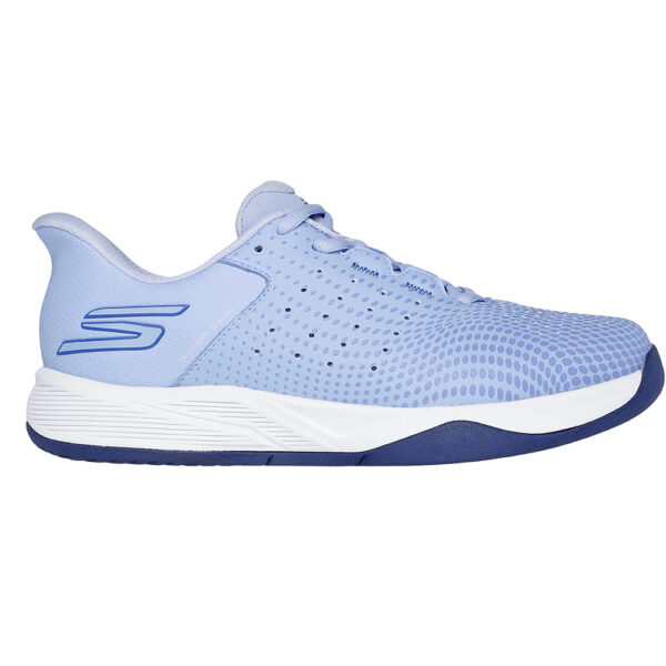 Skechers Womens Viper Court Reload Pickleball Shoe (Blue/White) - Size 6.5 UK