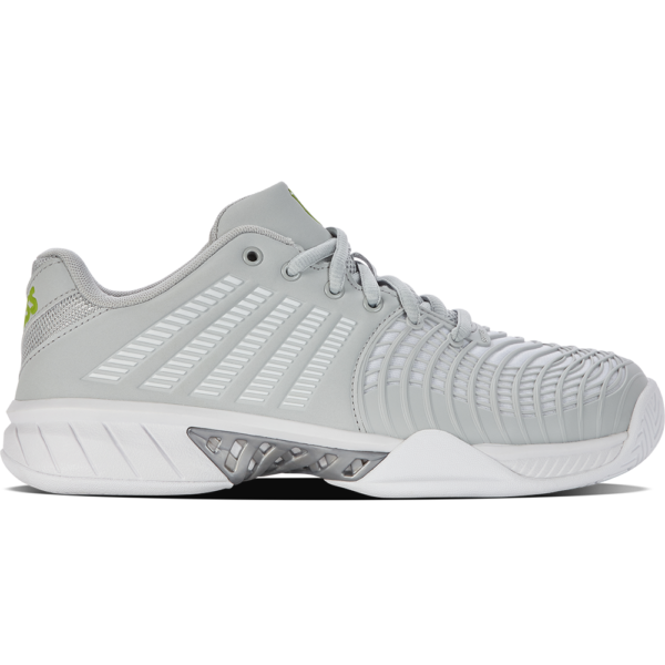 K-Swiss Womens Express Light 3 All Court Shoe (Grey Violet/White/Lime Green) - Size 4.5 UK