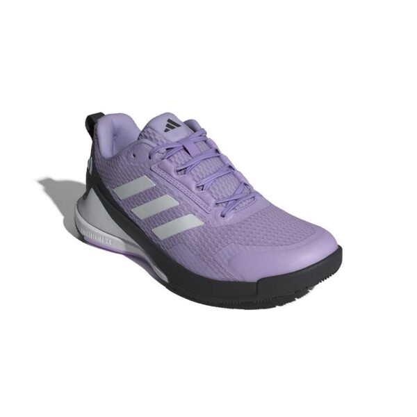 Adidas Womens Novaflight 2 Indoor Court Shoes (Powder Plum/ZeroMet/Core Black) (2025)