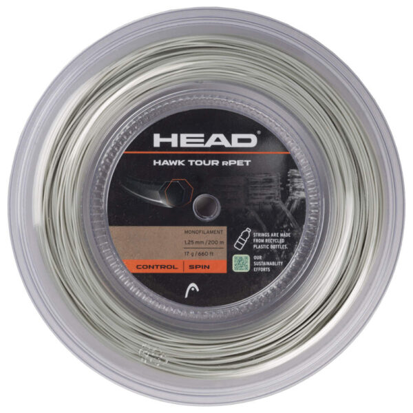 Head Hawk Tour rPET 200m Reel - 1.25mm (Natural)