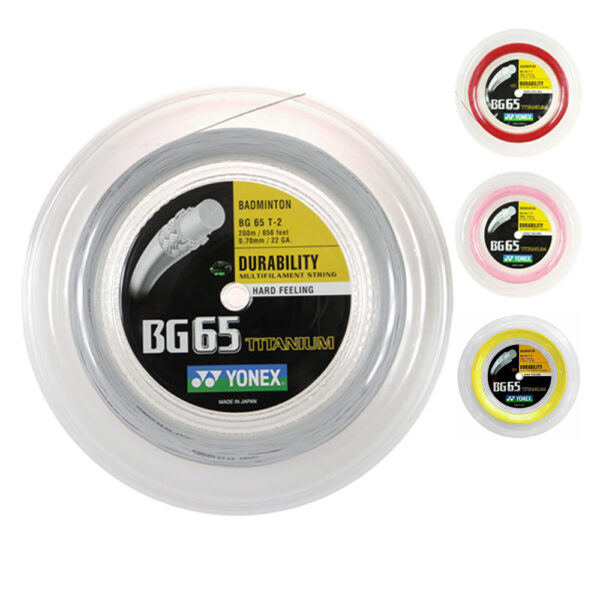Yonex BG 65 Ti 0.70mm 200m reel